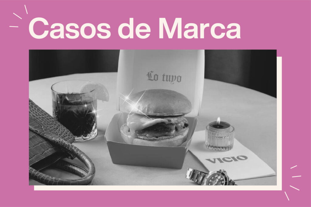 Hamburguesa de la marca Vicio.